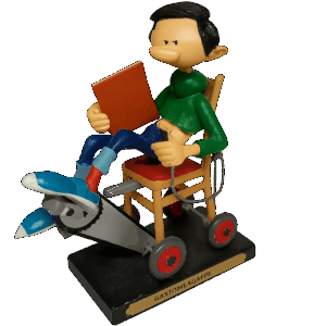 Gaston Lagaffe - Gastomobile (figurine de collection Plastoy)